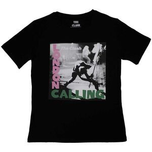The Clash Womens/Ladies London Calling T-Shirt / Black